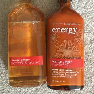 Energy Aromatherapy Body Lotion and Wash Set